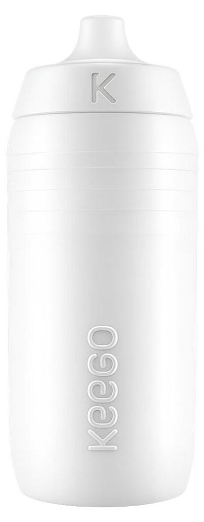 KEEGO Trinkflasche Kunststoff Titan 0,5 l, Titanium White titanium white 500 ml