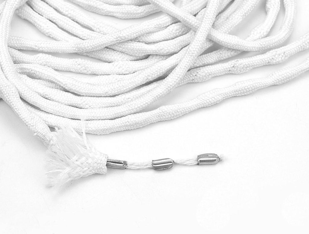 Bleiband für Gardinen Vorhänge 5 m Beschwerung Glatte Falten Polyester