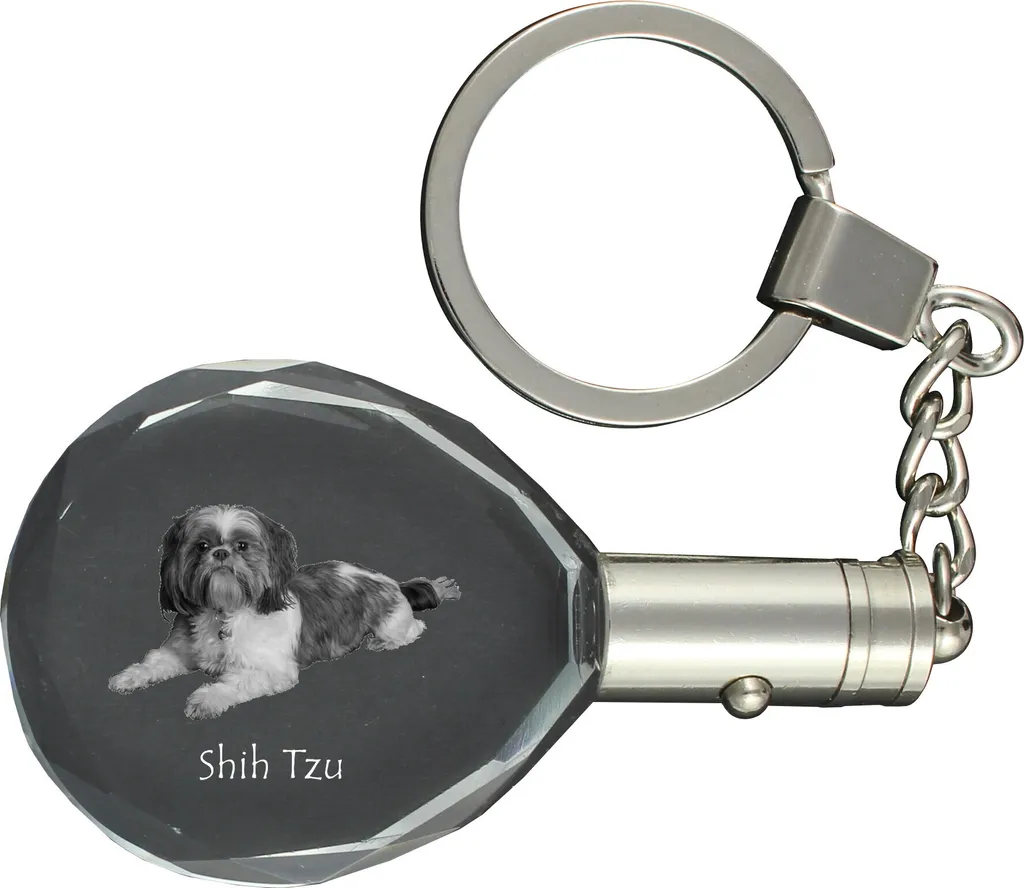 Shih Tzu Ciondolo Cristallo Art-Dog | Regalo Unico con Foto Cane