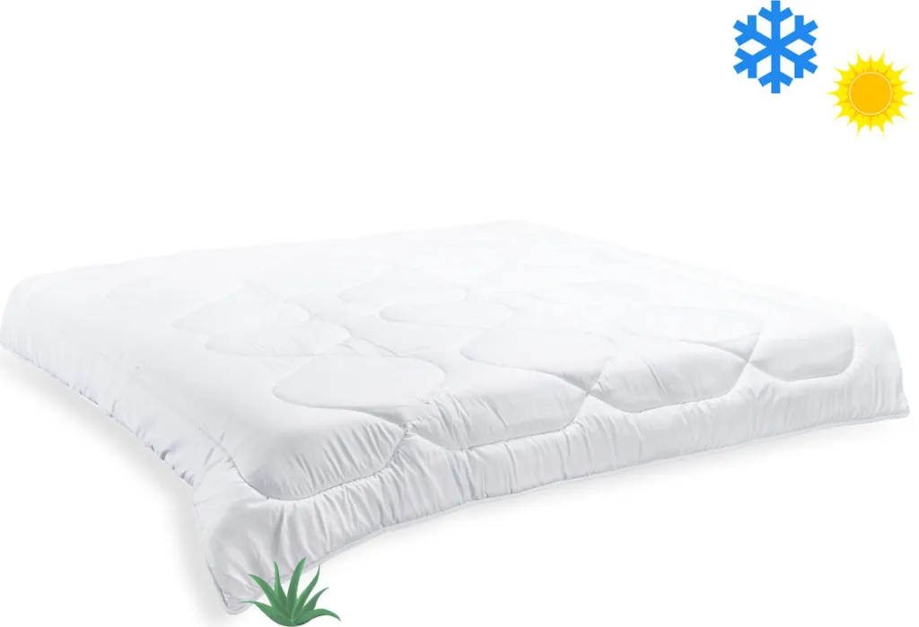 Miglior Prezzo Coperta Aloe Vera 200x200 - 1200g Piumino Offerta