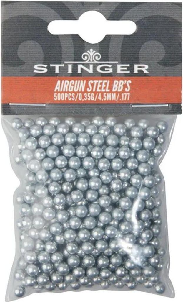 Stinger acier Bb-billes 500 unités argent 4.5 mm argent 4.5 Image du produit 