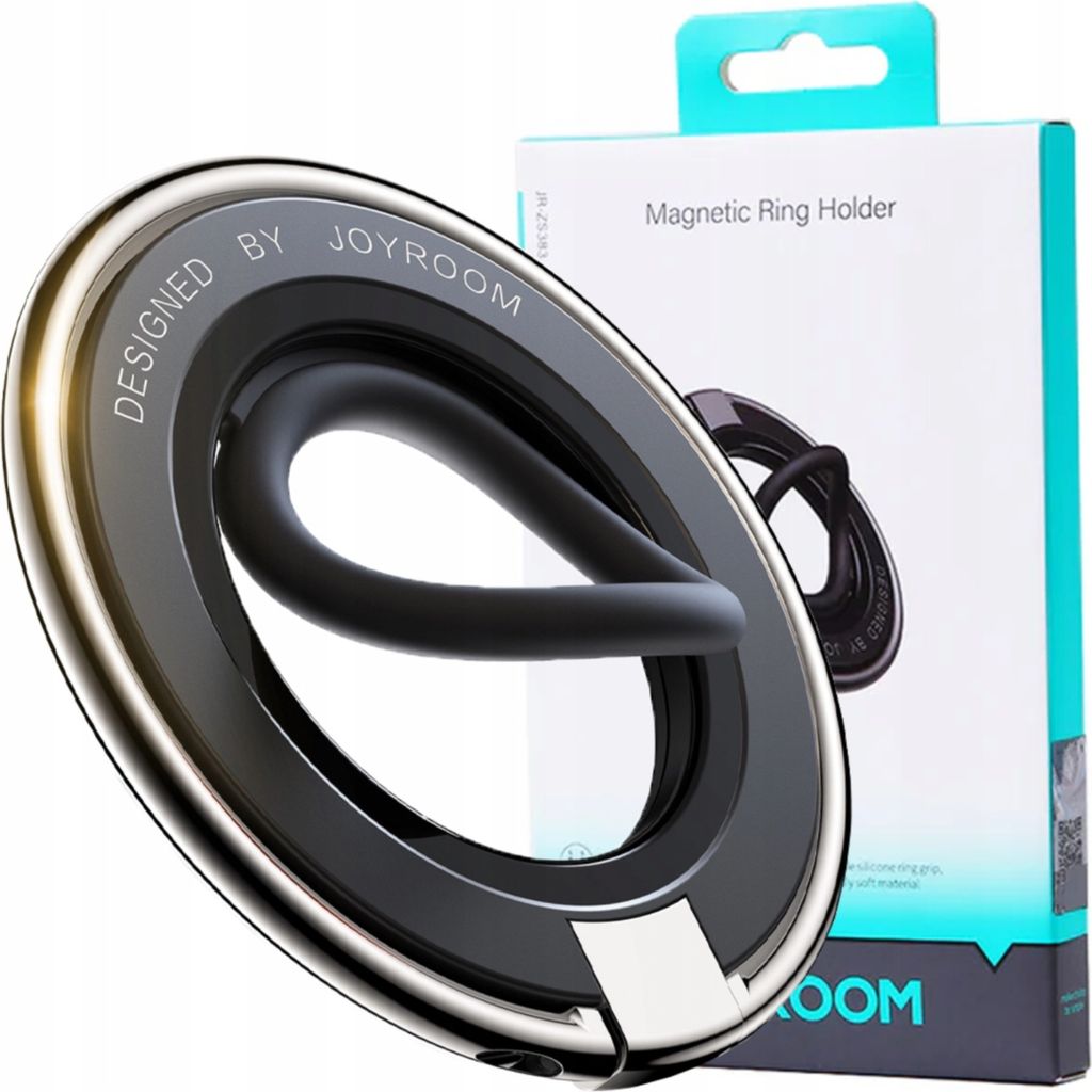 JOYROOM Magnetic Metal Ring Joyroom JR-ZS383, Universal, Black