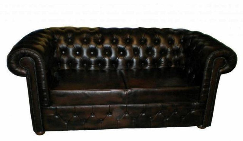 Chesterfield 3 Sitzer mit Bettfunktion Sofa Couch Polster Garnitur Couchen New!