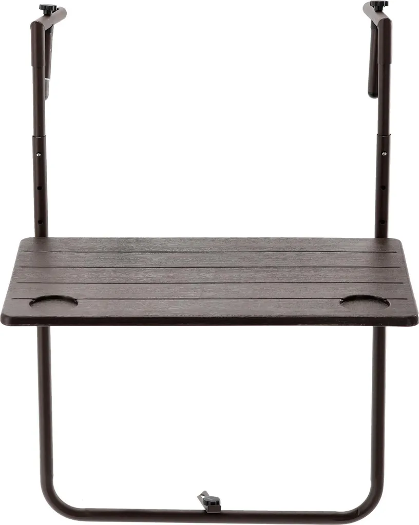 Table de balcon pliante et suspendue Aga - Support réglable ZUM1039