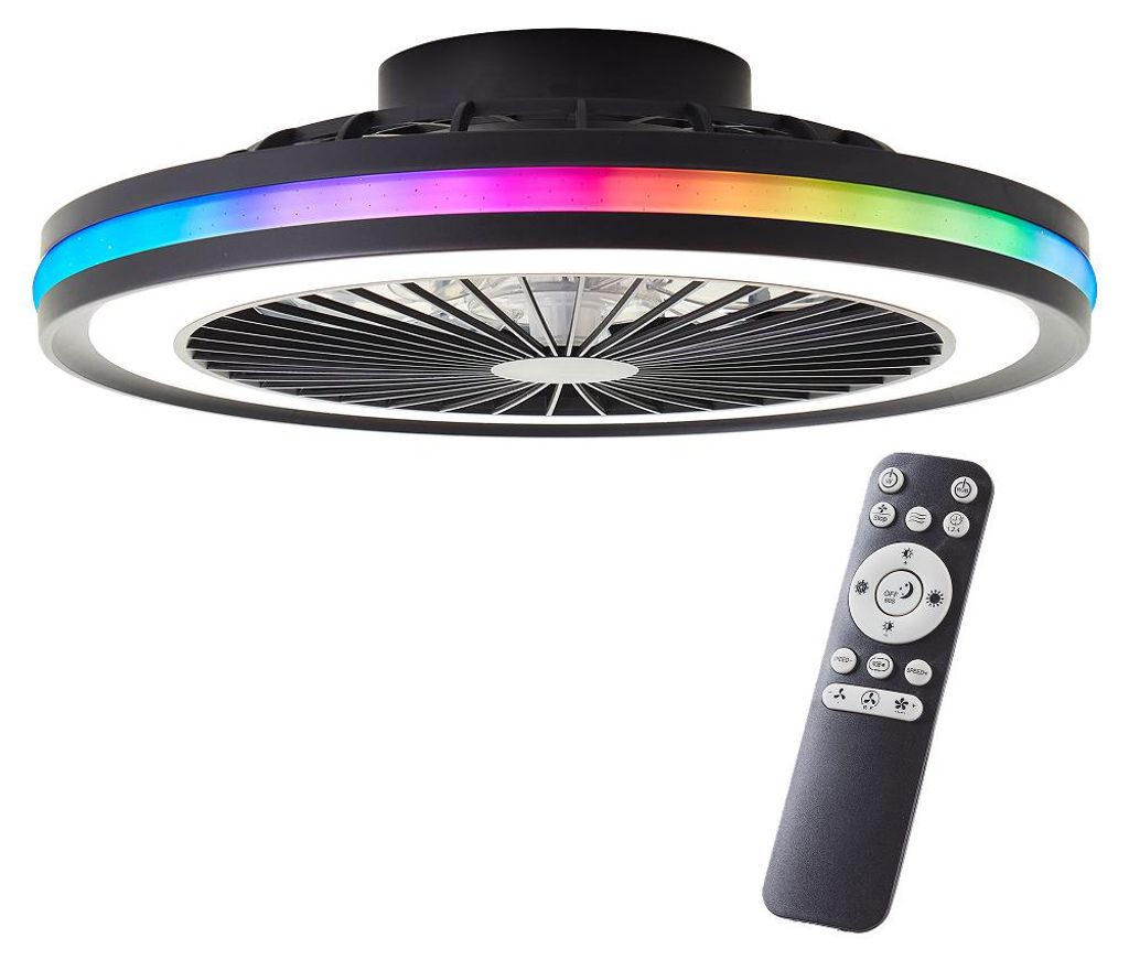 Brilliant LED-Deckenlampe mit Ventilator - 46, 5 cm, Produktbild 