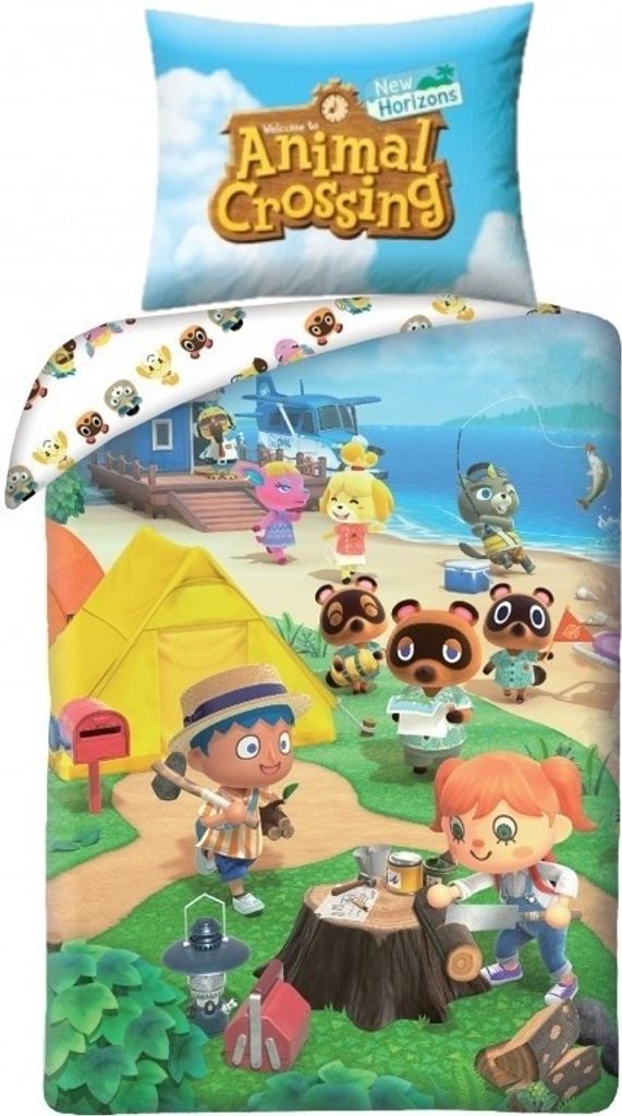 Animal Crossing Bettbezug 140 x 200 cm Immagine del prodotto 