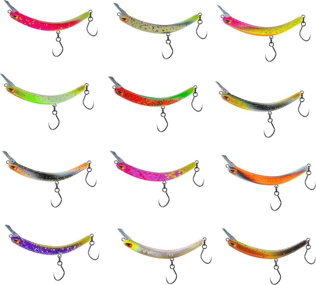 Probaits Tumbling Banana rattling 56.6mm 3.2g - Crankbait, Probaits Farben:grün. transparent. braun. blau
