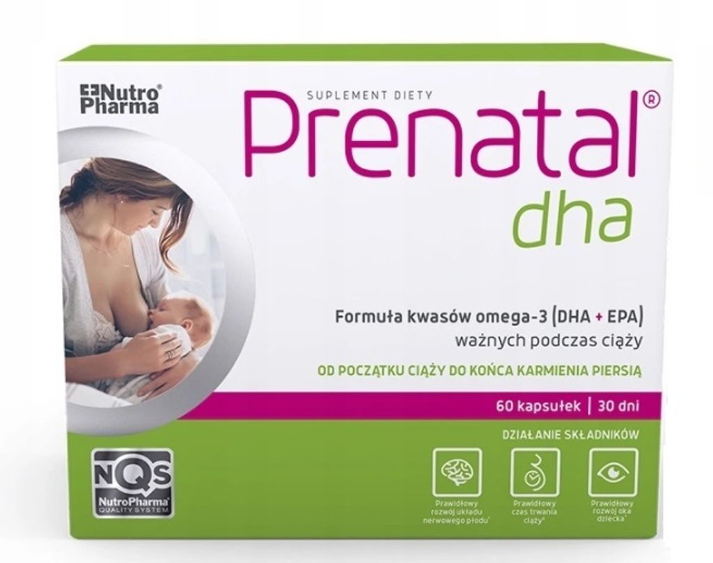 Prenatal DHA 60 Kapseln - Langfristiges Verfallsdatum!