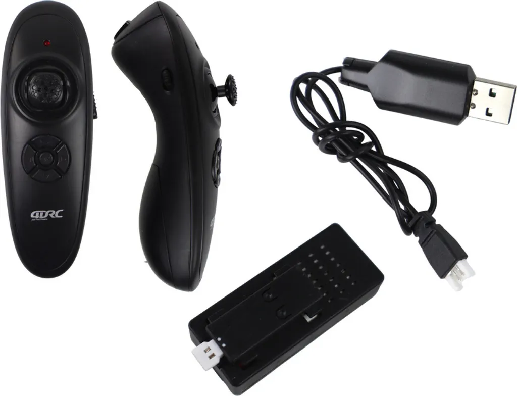 Avion de chasse télécommandé argenté incassable - Vol stable 2,4 GHz - 3
