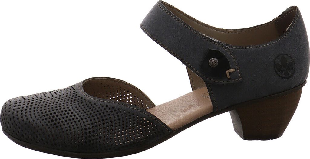Rieker Komfort Pumps Damen 31353133353630 Blau 40 EU Produktbild 34