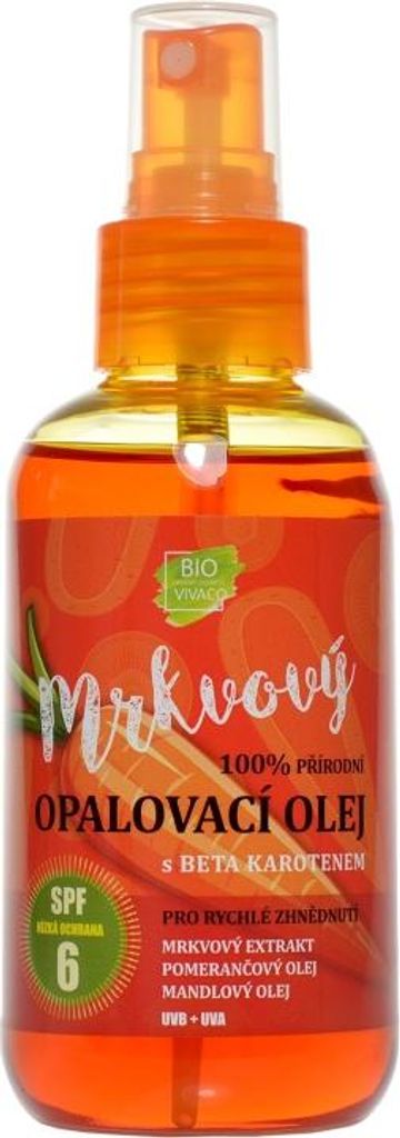 100 % natürliches Sonnenöl mit Karottenextrakt LSF 6 150 ml