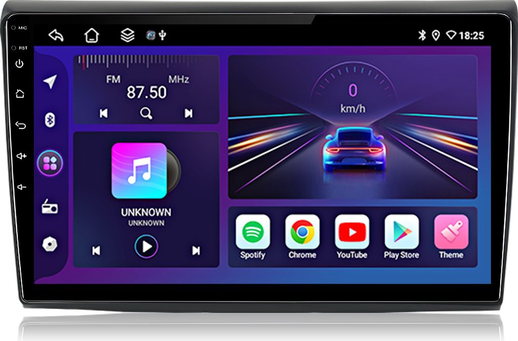 6+128G CarPlay 9” Android 15 Autoradio Für Fiat Bravo 2007-2012 DAB+ SWC GPS NAVI 4G WIFI BT USB 8-Kern