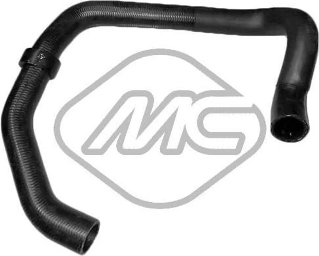 Metalcaucho 98672 Tubo flessibile radiatore OE 1K0121156DN compatibile con A3 8P, Altea, Altea XL, Leon, Toledo, Octavia, Superb, Golf Plus, Golf V, Jetta, Passat 3C, Touran