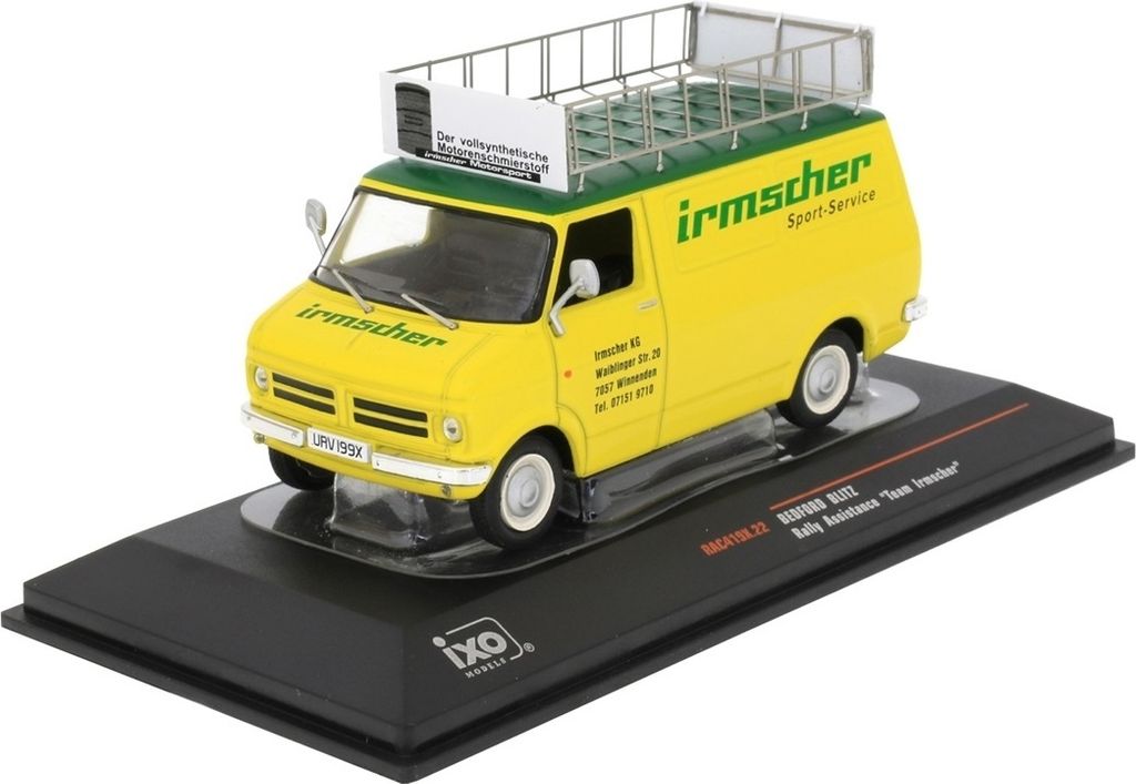 BEDFORD Blitz Service Assistance Team Rallye Irmscher 1973, IXORAC419X.22, Maßstab1/43, IXOMODELS