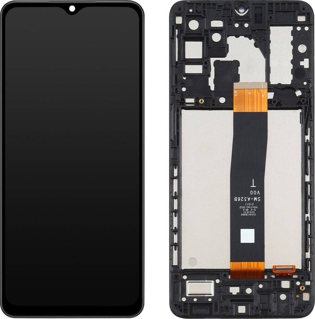 Komplettset für Samsung Galaxy A32 5G LCD-Bildschirm + Touchscreen – Schwarz
