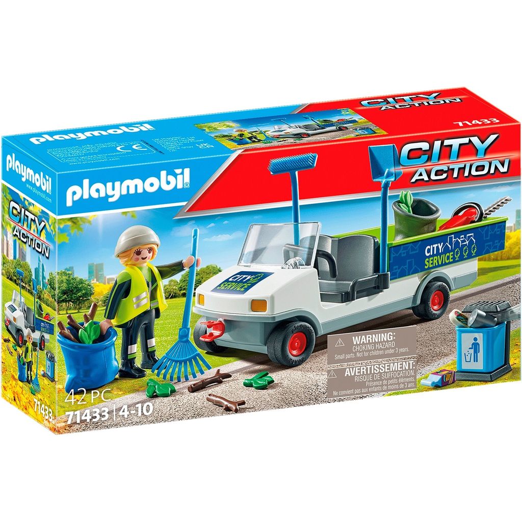 PLAYMOBIL City Action 71433 Stadtreinigung mit E-Fahrzeug Produktbild 