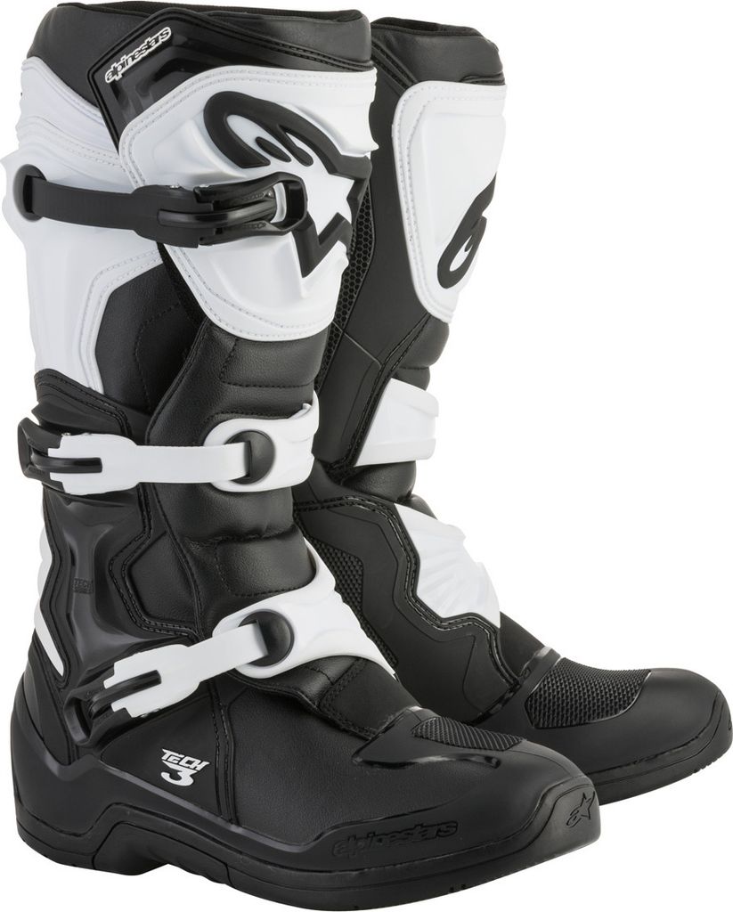 stivali Tech 3 , ALPINESTARS (nero/bianco, misura 45,5) Immagine del prodotto 