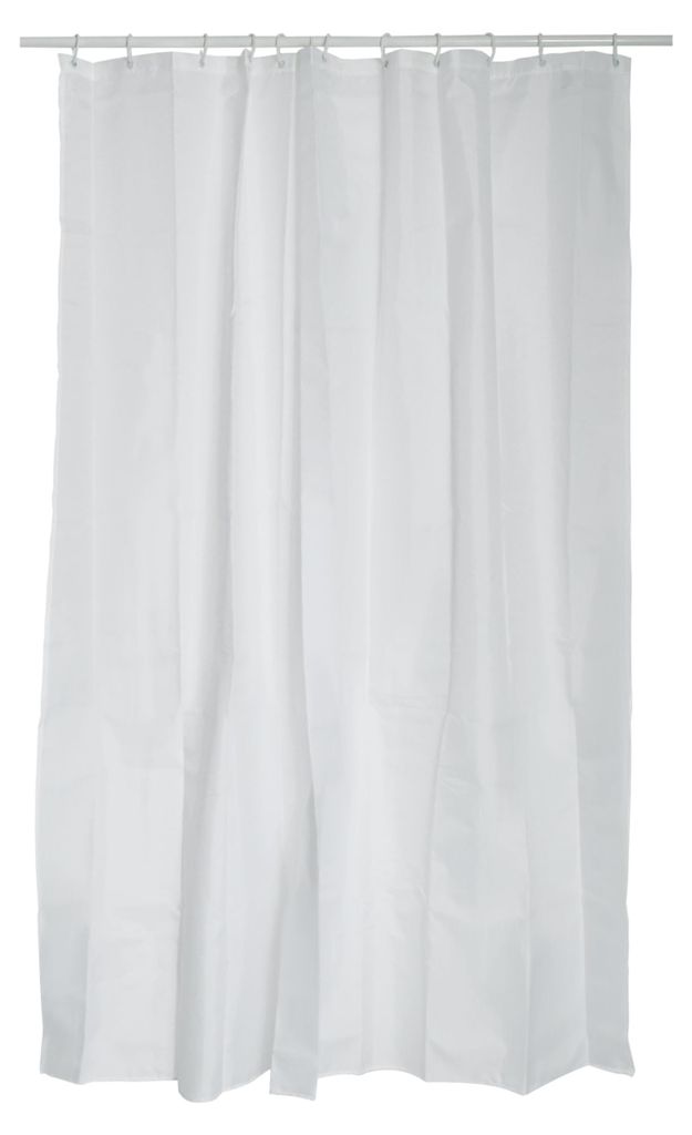 Douchegordijn MSV Textil, 240 x 200 cm, wit Productafbeelding 