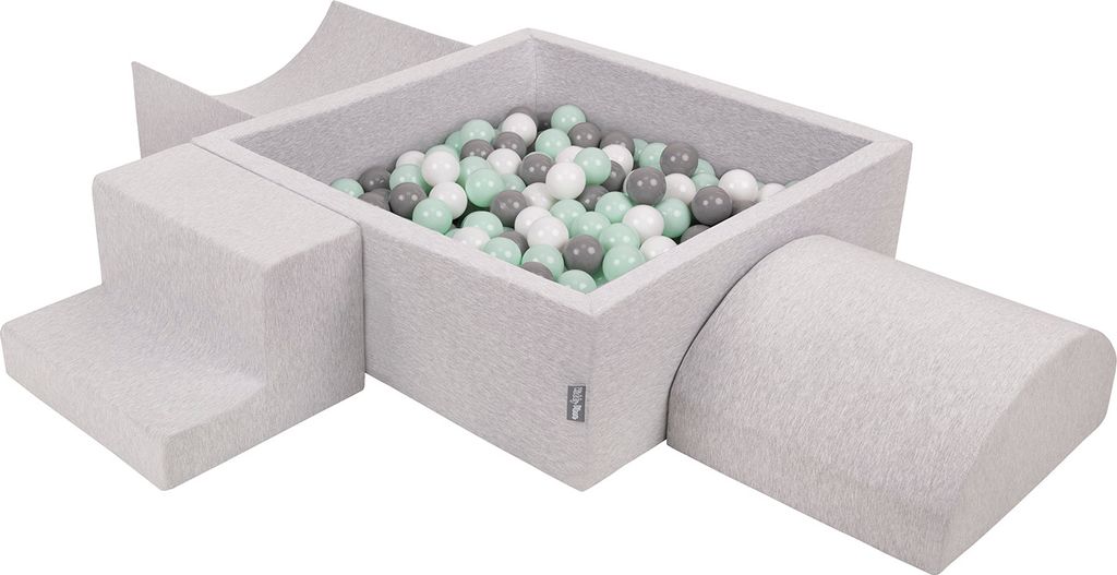 KiddyMoon Spielplatz Aus Schaumstoff Mit 200 Bälle ∅7cm Produktbild 