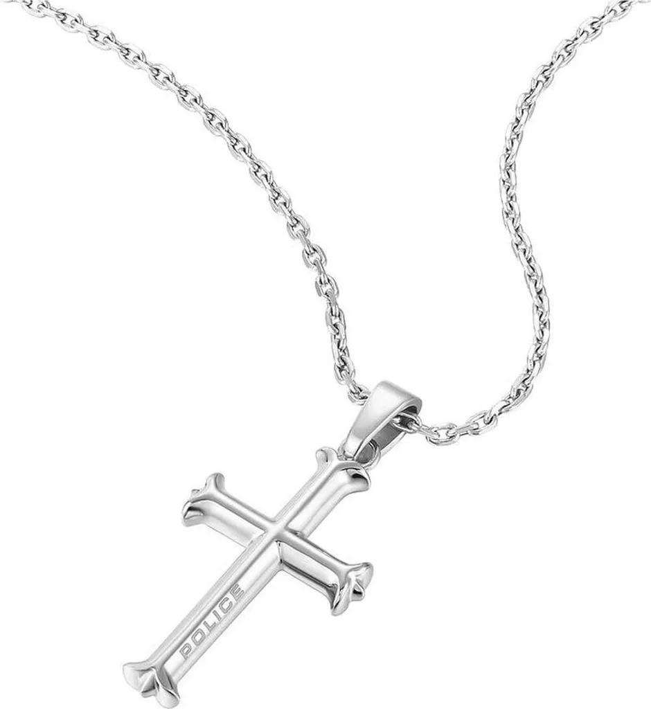 Collier Police Homme PEAGN0010601 Anti-Oxydation - Bijou Acier Durable