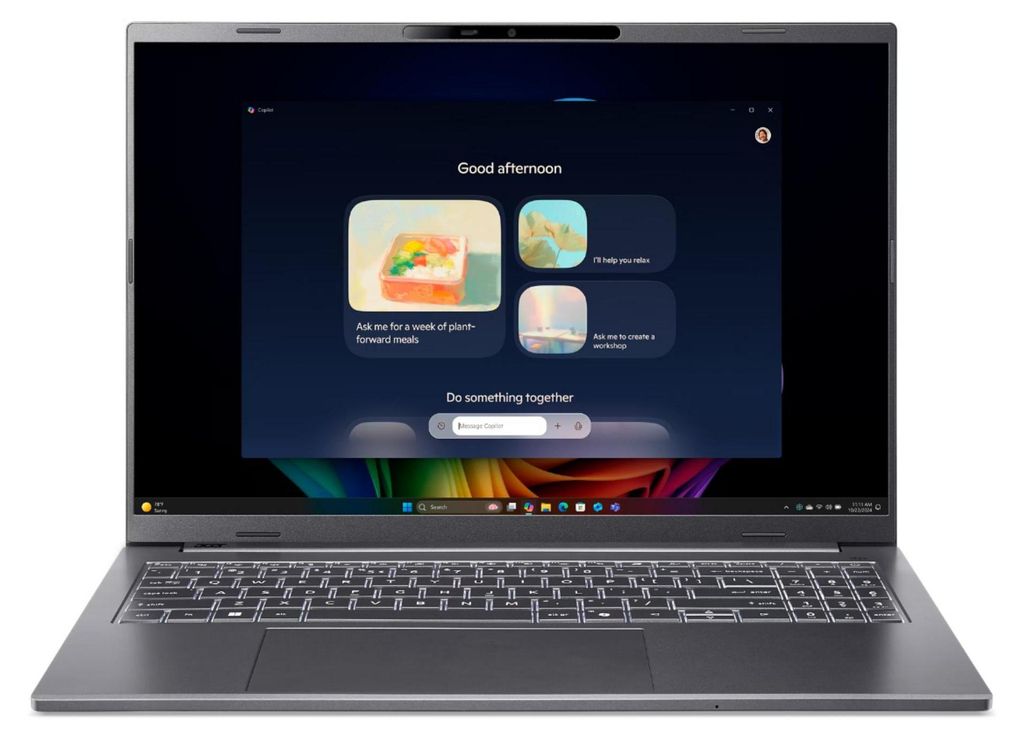 Acer Aspire 16 AI - 16" Notebook - Core Ultra 7 4,8 GHz 40,6 cm