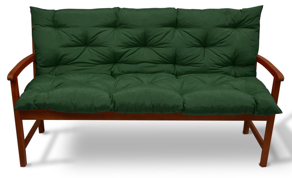 Beautissu Flair BR Copribancarella verde scuro, 150x50x50cm Immagine del prodotto 