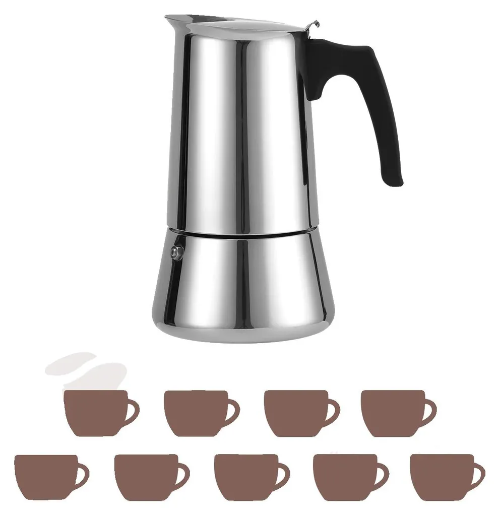 Cafetière Familiale 450 ml - Idéale pour Petit-Déjeuner Tous Feux