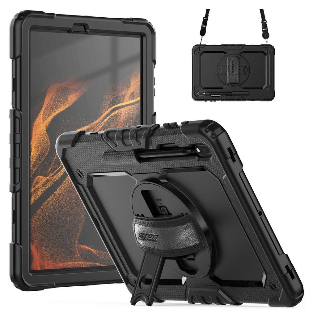 Accezz Robustes Back Cover mit Schultergurt Samsung Galaxy Produktbild 
