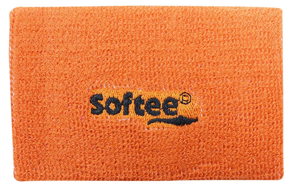 Softee Wide Wristband Naranja Fluor ÚNICA