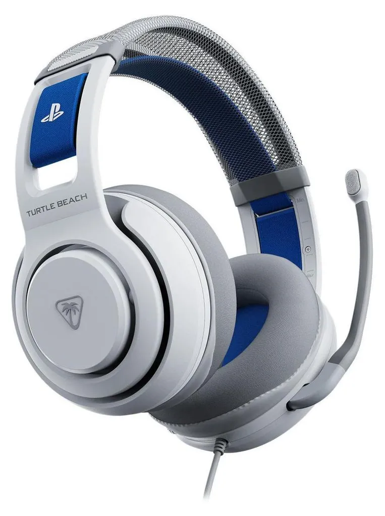 Casque Gaming PS5 Turtle Beach Atlas 200 Blanc idéal pour Chat Vocal