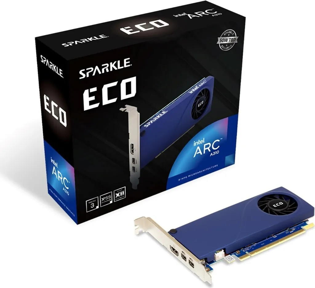 Sparkle SA310C-4G A310 ECO Carte Graphique 4GB GDDR6 Silencieuse