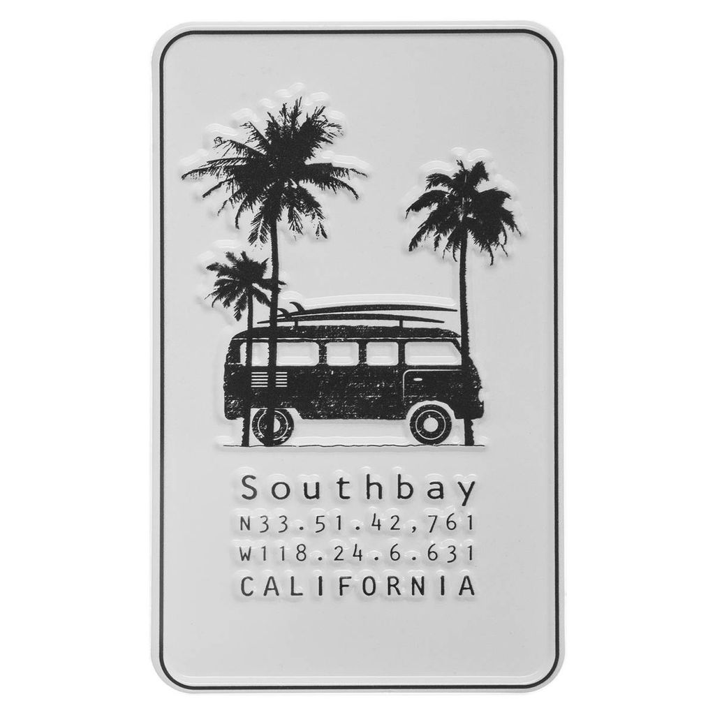 Wanddeko "south" metall 20x12cm - Atmosphera créateur d'intérieur