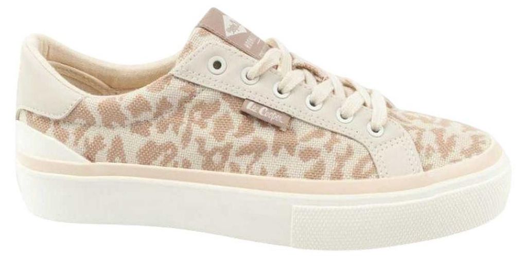 Lee Cooper - Leo-Muster Sneaker für Damen PP10785 (41 EU) (Beige)