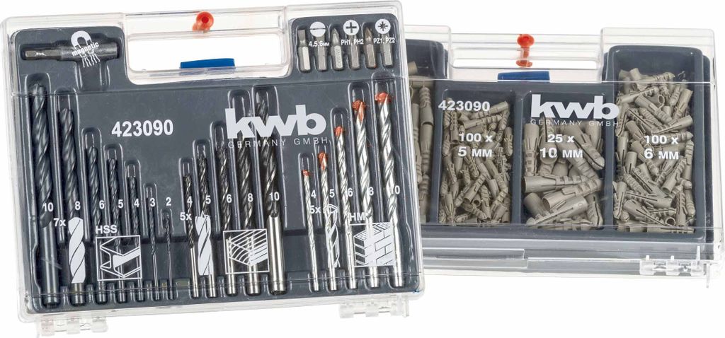kwb 423090 Befestiger-Sortiment Inhalt 300 St
