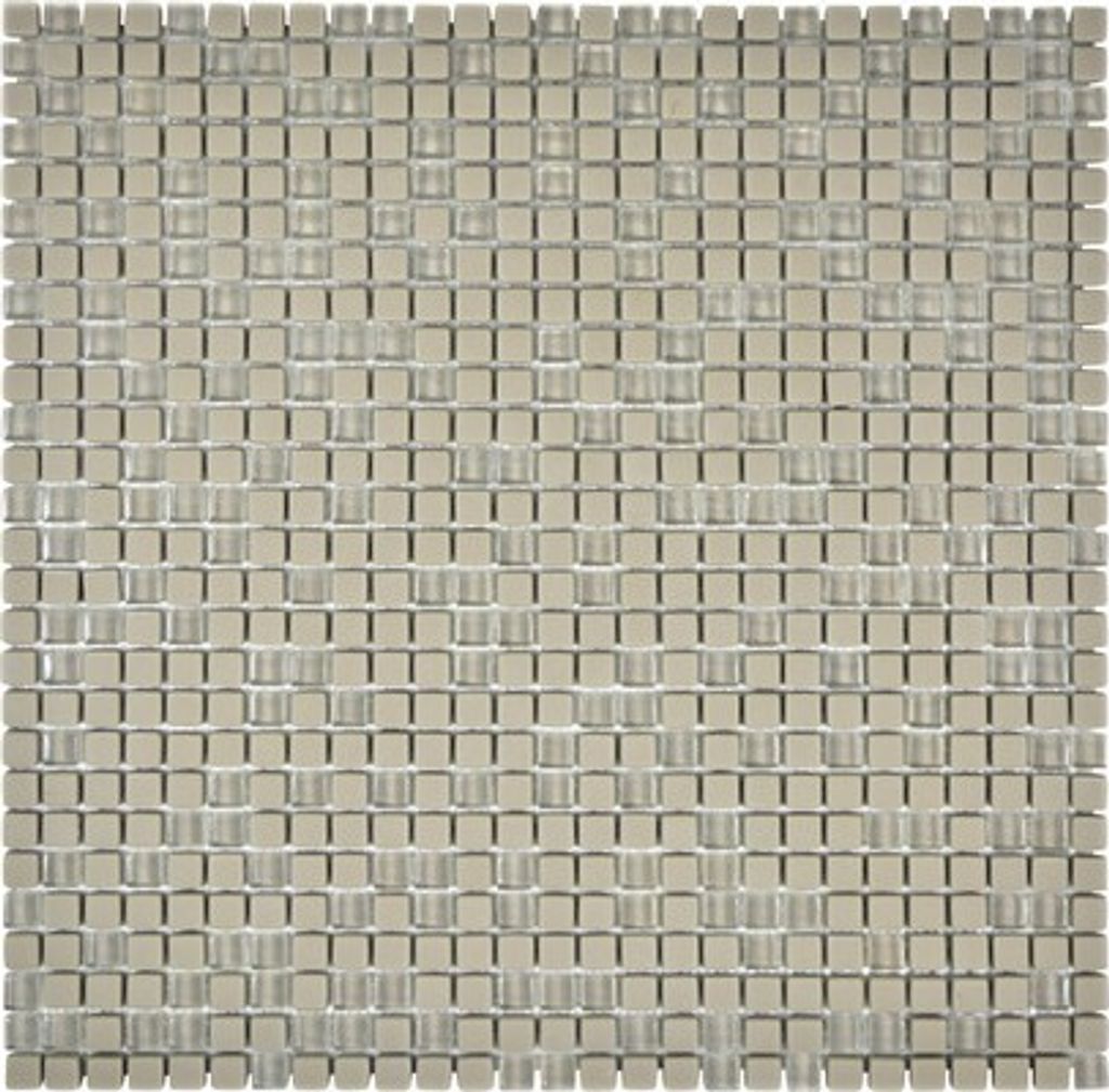Glasmosaik CUBA 03C creme 30,5x30,5 cm