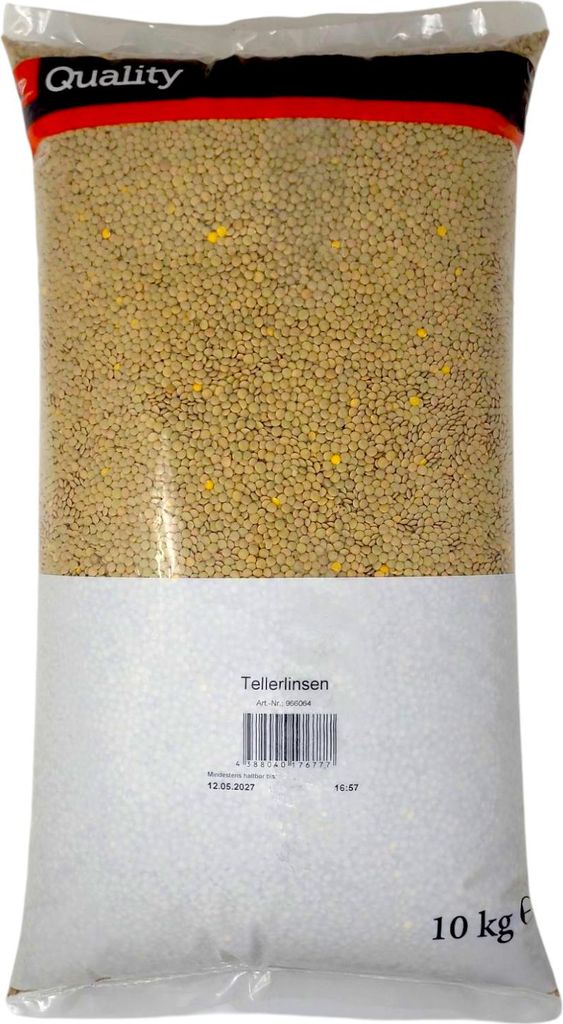 TGQ Tellerlinsen 10kg Vorrat Linsen Hülsenfrüchte