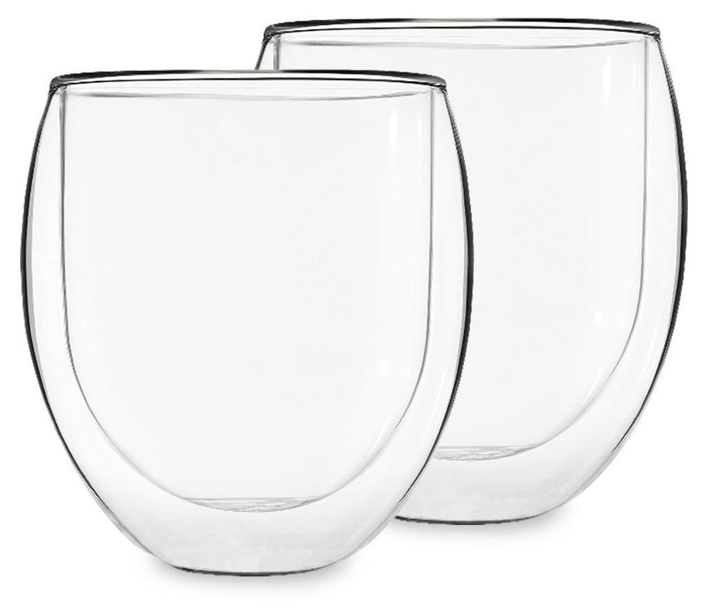 Feelino 2X Teetasse Aus Glas Doppelwandig, Teegläser, 400Ml Produktbild 