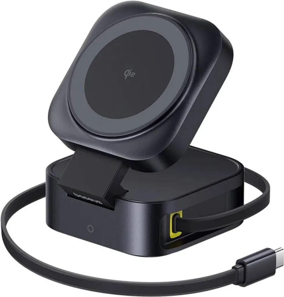 Baseus PicoGo 2-in1 Qi2 67W: Caricabatterie Wireless Magnetico Nero