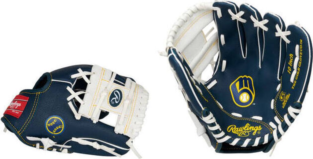 Rawlings MLB Logo Gloves LH 10 Inch Team Brewers Fanzone Artikel