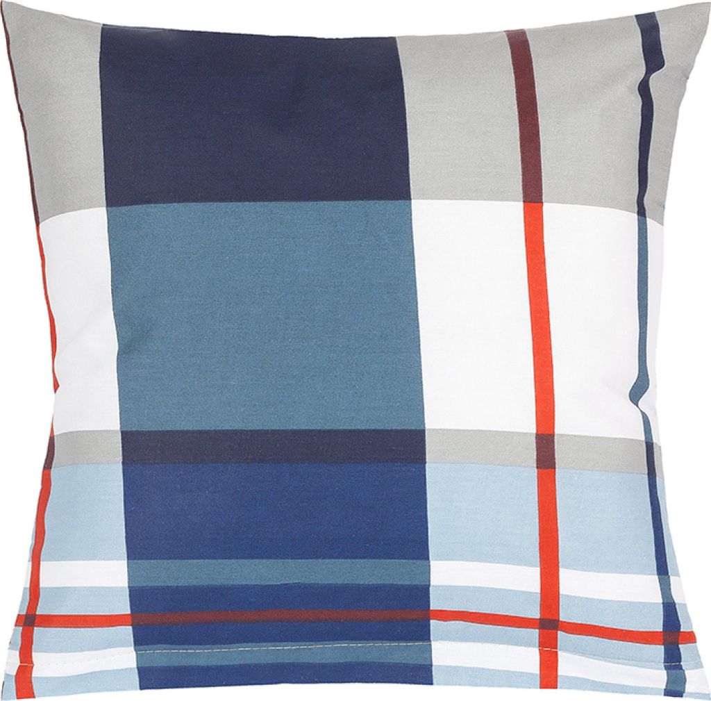 Baumwolllaken - 40x40 cm - Blau,Grau