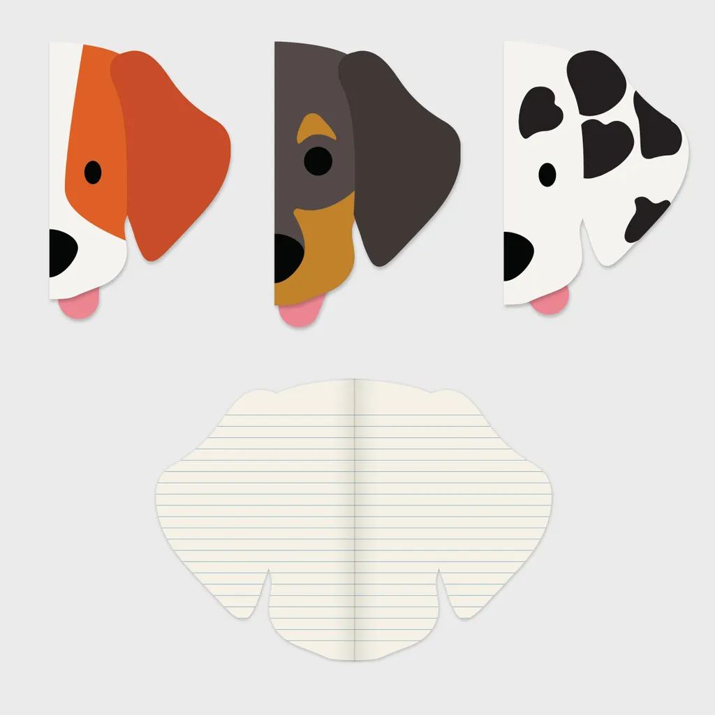 Suck UK Taccuino per animali Set di 3 pezzi. - Cane