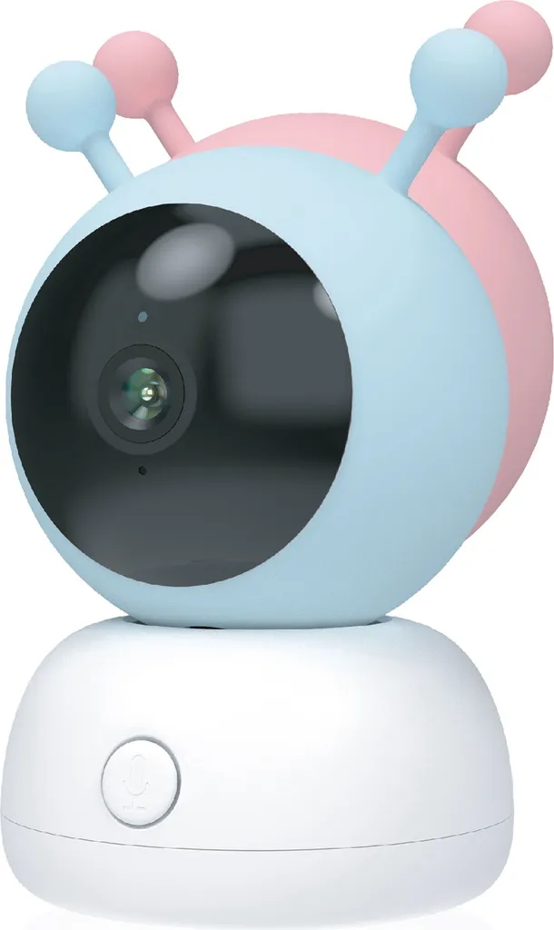 iGET HOME CS2 Caméra Bébé pivotante avec vision nocturne bleu et rose