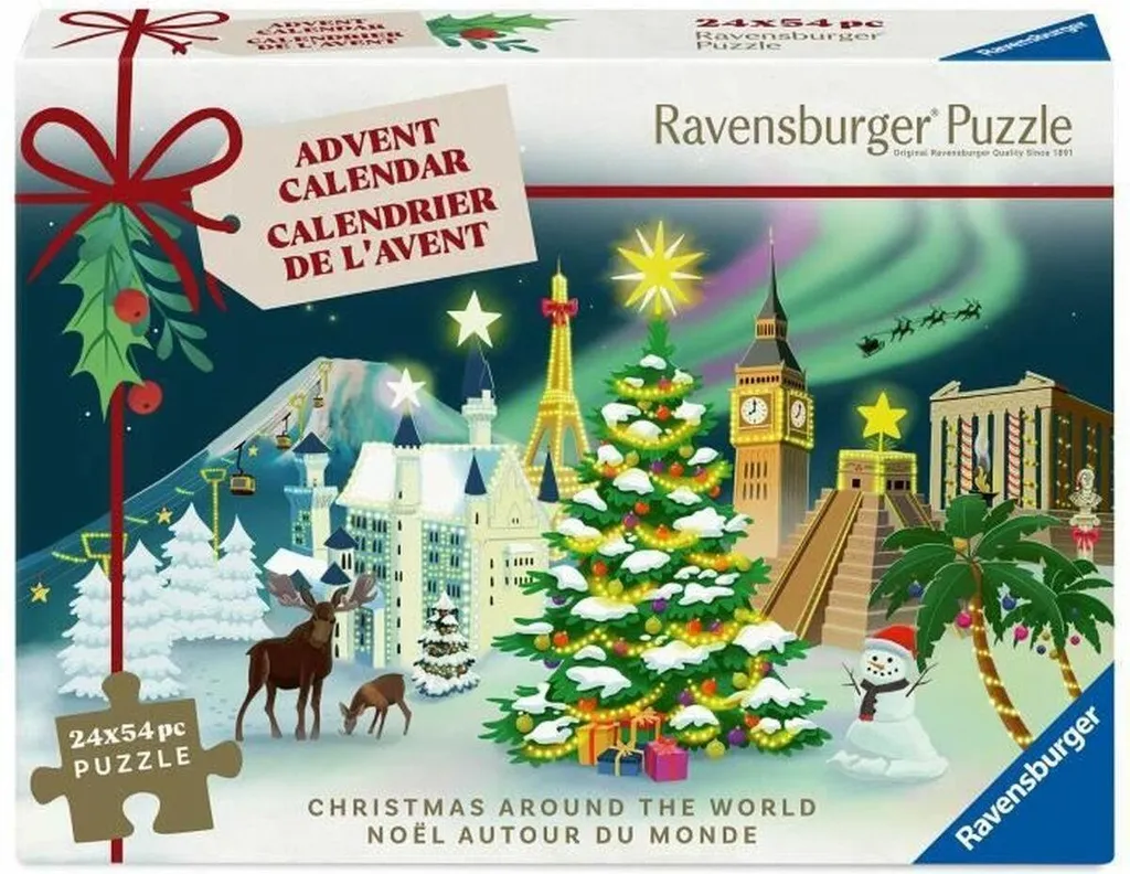 Puzzle Ravensburger Calendrier de l'Avent 54 Pièces - Modèle 2024