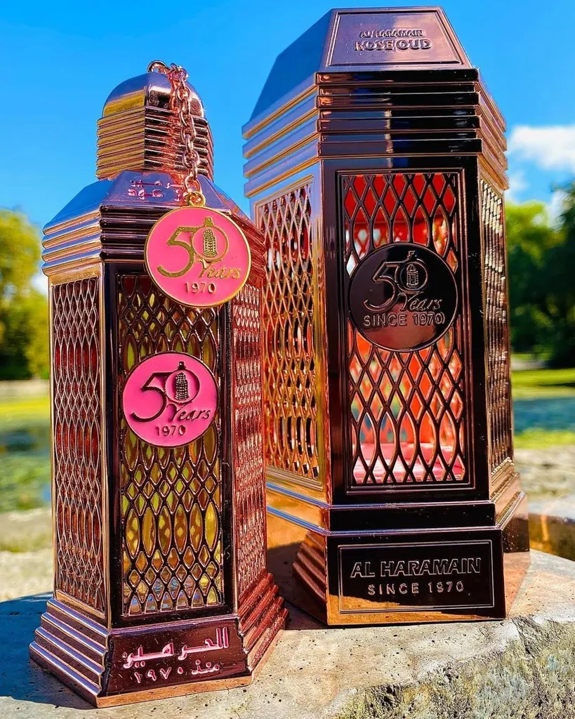 Parfum Rose Oud Al Haramain 100 ml - Solution Sillage Intense et Durable - 5