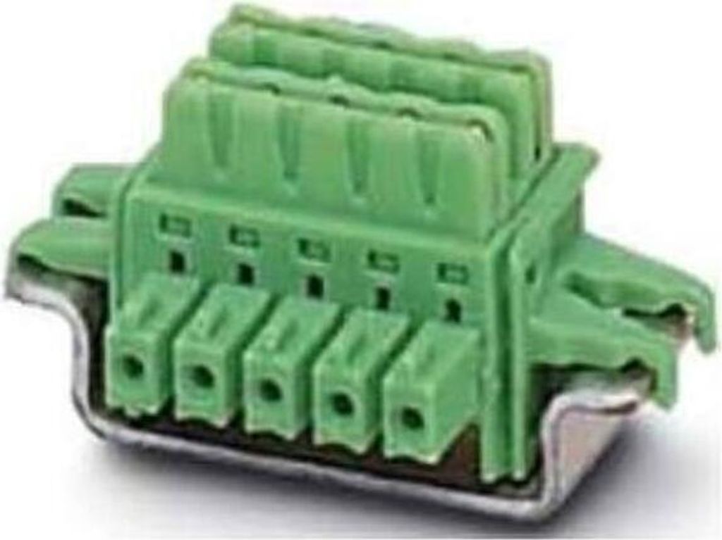 Phoenix Contact Tragschienen-Busverbinder ME 6.2 TBUS-2 1.5/5-ST-3.81 GN Hersteller-Nummer 2869728 1 St