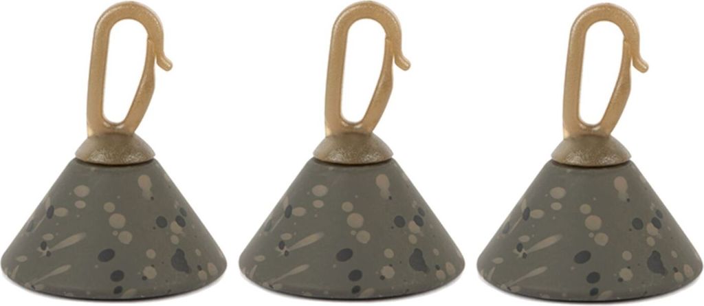 Fox Edges Downrigger Back Weights - 3 Absenkbleie, Gewicht:21g