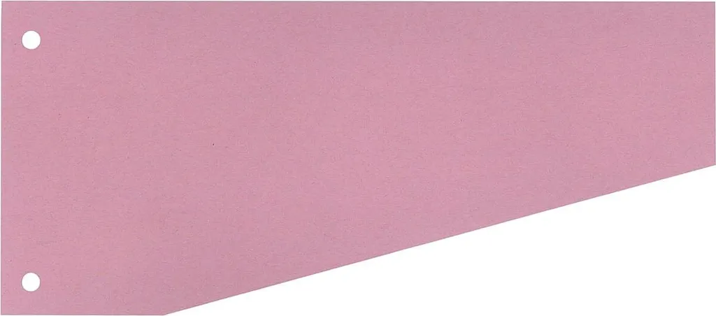 Fiches intercalaires trapézoïdales 190g haute densité rouge par WEKRE
