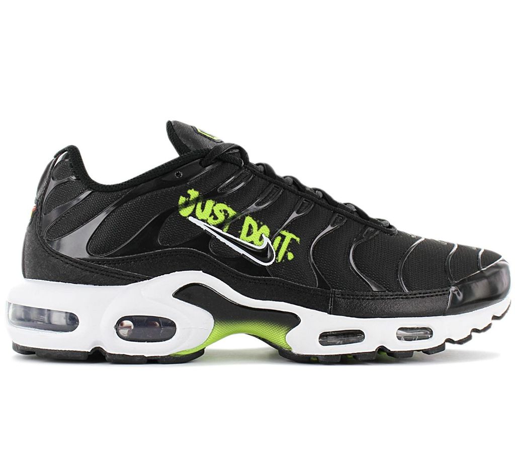 Nike Air Max Plus TN - Just Do It - Herren Schuhe Schwarz DJ6876-001 , Größe: EU 48.5 US 14