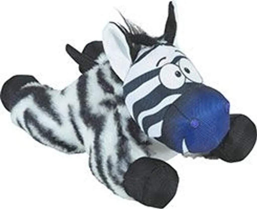 Zolux Gioco Cane Peluche Zebra Caleb L - Design Bianco e Nero