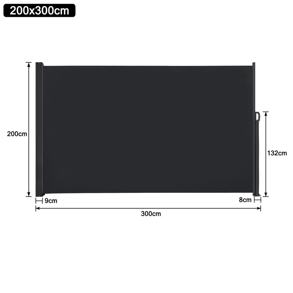 Separatore Esterno YUENFONG 200x300 Antracite: Design e Riservatezza - 2
